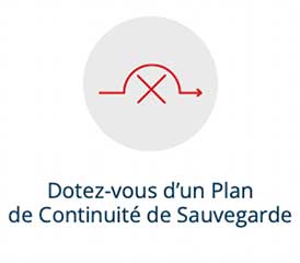 Icône Plan de continuité de sauvegarde